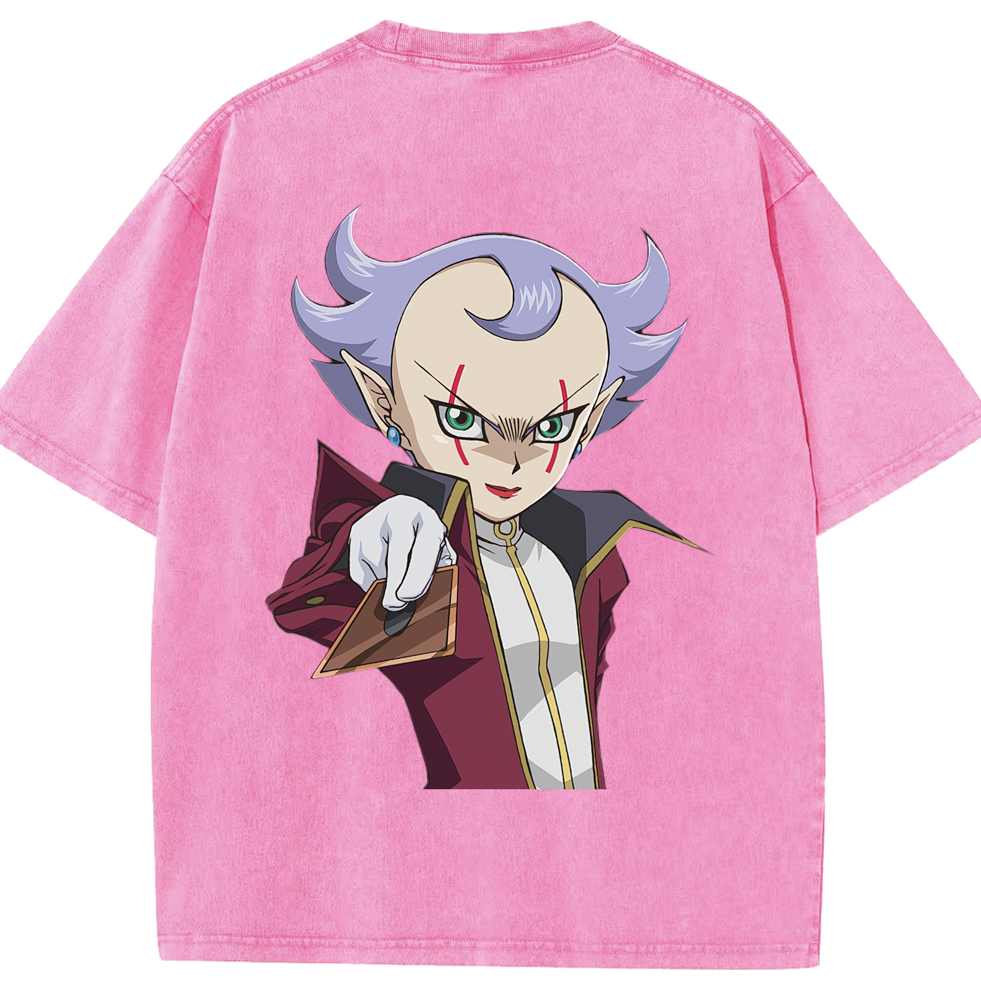 （画像用） 遊☆戯☆王 Yu-Gi-Oh! 綿100% ヴィンテージ風 半袖Tシャツ（背面プリント）